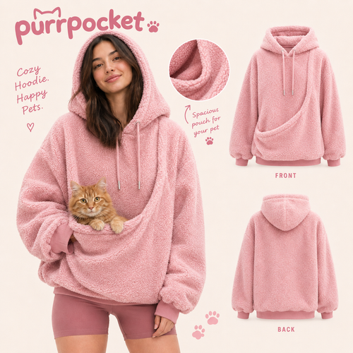 PurrPocket™ Fleece Hoodie